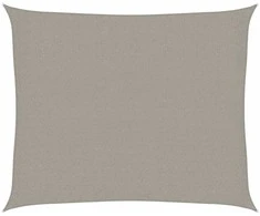 Burė nuo saulės, šviesiai siva, 2,5x3m, HDPE, 160g/m²