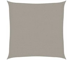 Burė nuo saulės, šviesiai siva, 3x3m, HDPE, 160g/m², kvadratinė