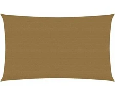 Burė nuo saulės, taupe spalvos, 3x6m, HDPE, 160g/m²