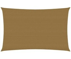 Burė nuo saulės, taupe spalvos, 6x8m, HDPE, 160g/m²