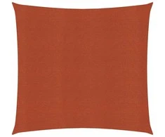 Burė nuo saulės, terakota spalvos, 2,5x2,5m, HDPE, 160g/m²