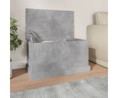 Daiktadėžė, betono pilka, 70x40x38cm, apdirbta mediena