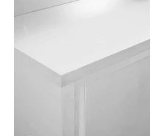 Darbastaliai su durimis, 2vnt., 240x50x(95-97)cm, plienas
