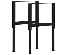 Darbastalio rėmai, 2vnt., juodi, 55x(69-95,5)cm, metalas