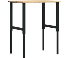 Darbastalis, 80x60x(71,5-98)cm, ąžuolo masyvas