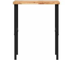 Darbastalis, 80x60x(73-99,5)cm, bukmedis, stačiakampis