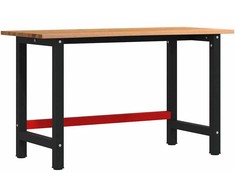 Darbastalis, šviesiai rudas, 140x60x81,5cm, ąžuolo masyvas