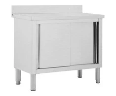 Darbo stalas su durimis, 100x50x(95-97)cm, plienas
