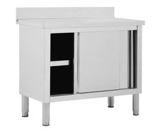 Darbo stalas su durimis, 100x50x(95-97)cm, plienas