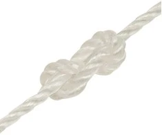 Darbo virvė, baltos spalvos, 3mm, 50m, polipropilenas