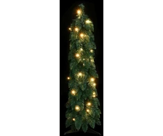 Dirbtinė apšviesta Kalėdų eglutė su 45 LED lemputėmis, 90cm