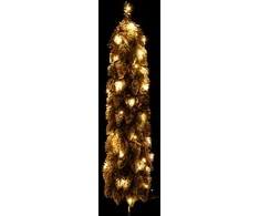 Dirbtinė apšviesta Kalėdų eglutė su 45 LED ir sniegu, 90cm