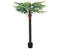 Dirbtinė Fenikso palmė su vazonu, žalias, 215cm