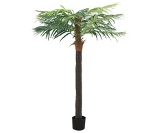 Dirbtinė Fenikso palmė su vazonu, žalias, 215cm