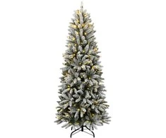 Dirbtinė Kalėdų eglutė su 300 LED lempučių ir sniegu, 180cm
