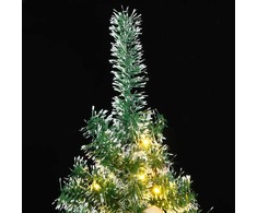 Dirbtinė Kalėdų eglutė su 300 LED/žaisliukais ir sniegu, 240cm