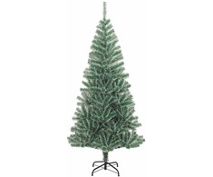 Dirbtinė Kalėdų eglutė su 300 LED/žaisliukais ir sniegu, 210cm