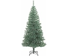 Dirbtinė Kalėdų eglutė su 300 LED/žaisliukais ir sniegu, 240cm