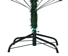 Dirbtinė Kalėdų eglutė su žaisliukais, žalia, 150cm, PVC