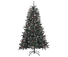 Dirbtinė Kalėdų eglutė su stovu, žalios spalvos, 120cm, PVC