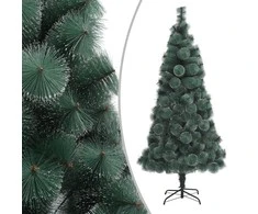 Dirbtinė Kalėdų eglutė su stovu, žalios spalvos, 150cm, PET