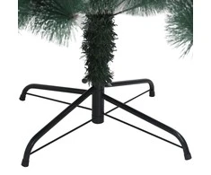 Dirbtinė Kalėdų eglutė su stovu, žalios spalvos, 120cm, PET