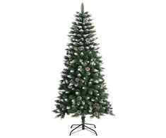 Dirbtinė Kalėdų eglutė su stovu, žalios spalvos, 120cm, PVC
