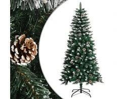 Dirbtinė Kalėdų eglutė su stovu, žalios spalvos, 120cm, PVC