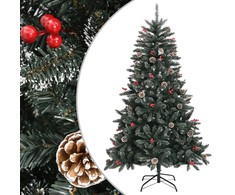 Dirbtinė Kalėdų eglutė su stovu, žalios spalvos, 120cm, PVC