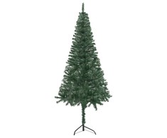 Dirbtinė kampinė Kalėdų eglutė, žalia, 150cm, PVC