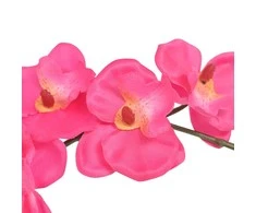 Dirbtinė orchidėja su vazonu, 30 cm, raudona