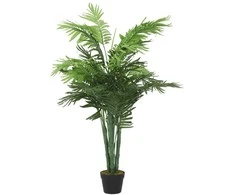 Dirbtinė palmė, žalios spalvos, 80cm, 18 lapų