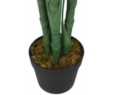 Dirbtinė palmė, žalios spalvos, 80cm, 18 lapų