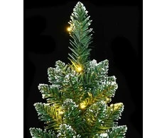 Dirbtinė siaura Kalėdų eglutė, 150 LED, 150cm