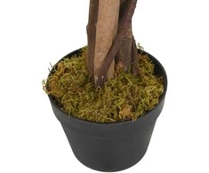 Dirbtinė visterija, žalios ir baltos spalvos, 180cm, 1260 lapų