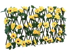 Dirbtinės gebenės treliažai, 5vnt., geltoni, 180x30cm