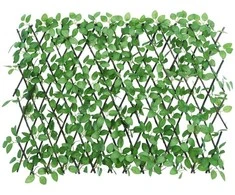 Dirbtinės gebenės treliažas, žalias, 180x65cm, prailginamas