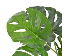 Dirbtinis augalas Monstera su vazonu, žalios spalvos, 100 cm