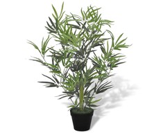 Dirbtinis bambukas, 80 cm, su vazonu