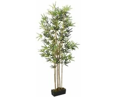 Dirbtinis bambukas, žalios spalvos, 120cm, 552 lapai