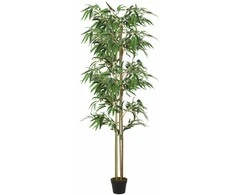 Dirbtinis bambukas, žalios spalvos, 150cm, 988 lapai