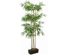 Dirbtinis bambukas, žalios spalvos, 150cm, 988 lapai