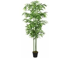 Dirbtinis bambukas, žalios spalvos, 180cm, 864 lapai