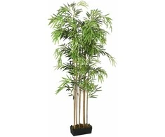 Dirbtinis bambukas, žalios spalvos, 180cm, 1605 lapai