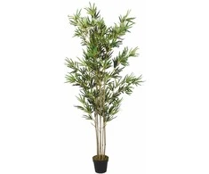 Dirbtinis bambukas, žalios spalvos, 200cm, 1380 lapų