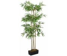 Dirbtinis bambukas, žalios spalvos, 80cm, 380 lapai