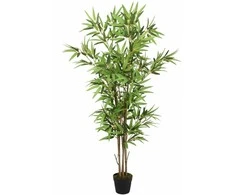 Dirbtinis bambukas, žalios spalvos, 80cm, 368 lapai