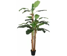 Dirbtinis bananmedis, žalios spalvos, 120cm, 9 lapai