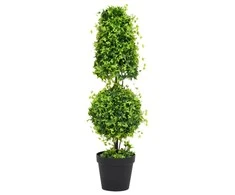 Dirbtinis buksmedis vazone, žalios spalvos, 100cm