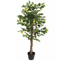 Dirbtinis citrinmedis su trimis kamienais, žalias, 120cm, PP